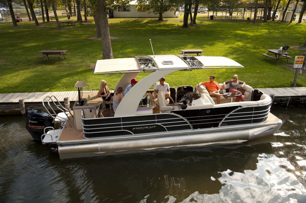 pontoon boat luxury